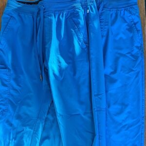 Set Of Two Royal Blue Cherokee Infinity Jogger Scrubs